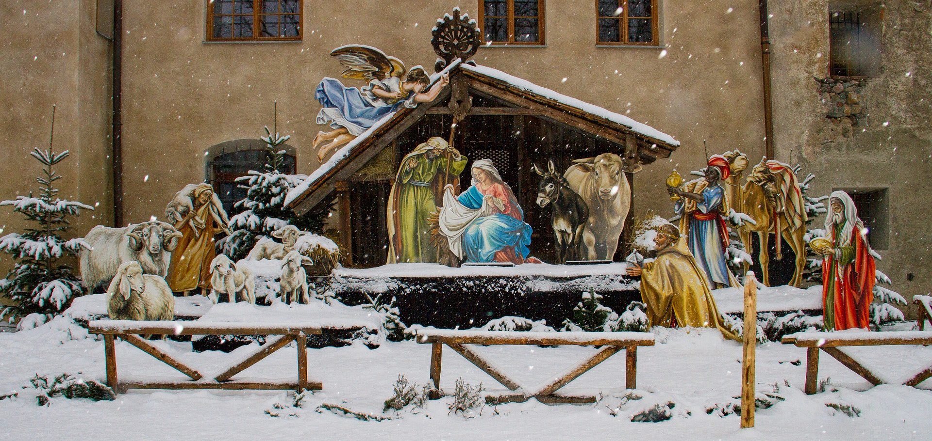 Christmas nativity scene