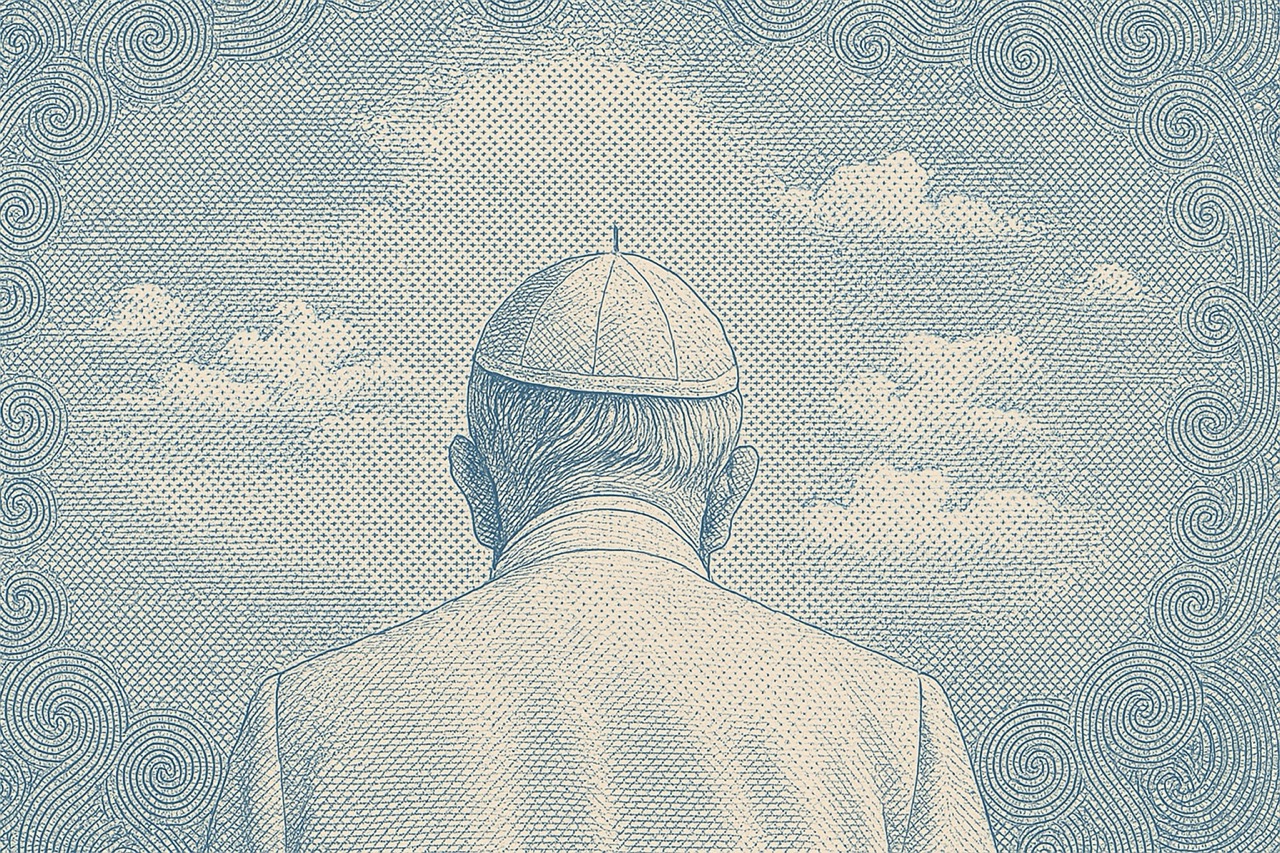 White smoke rising from the Sistine Chapel signaling a new Pope has been elected