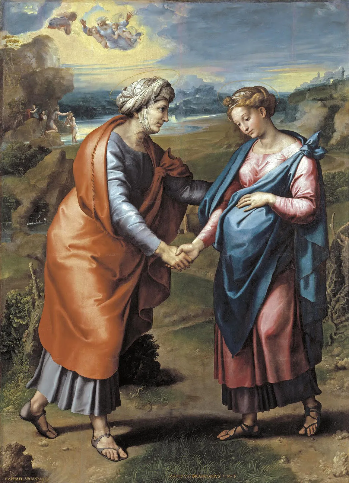 The Visitation by Raphael