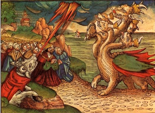 Beast from the sea, Luther Bible 1534 edition
